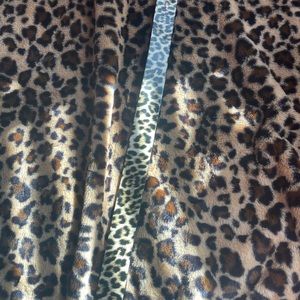 Juicy couture leopard belt